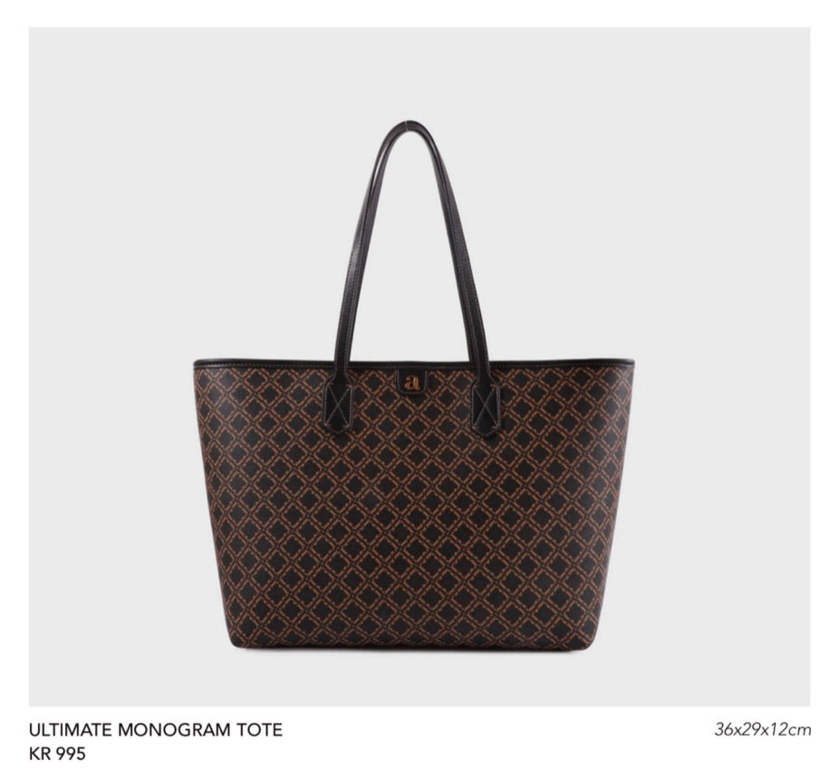 Ultimate monogram tote veske