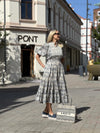 Cotton Slub Midi Dress