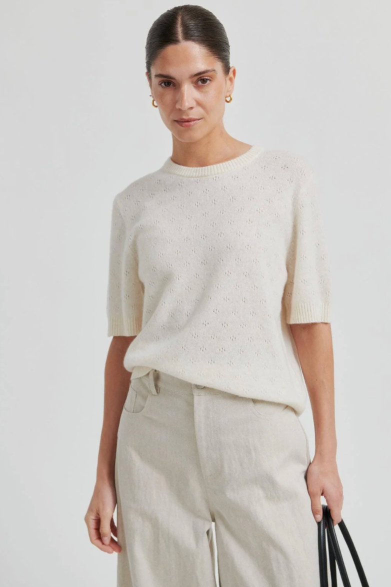 Amaka Knit SS O-Neck