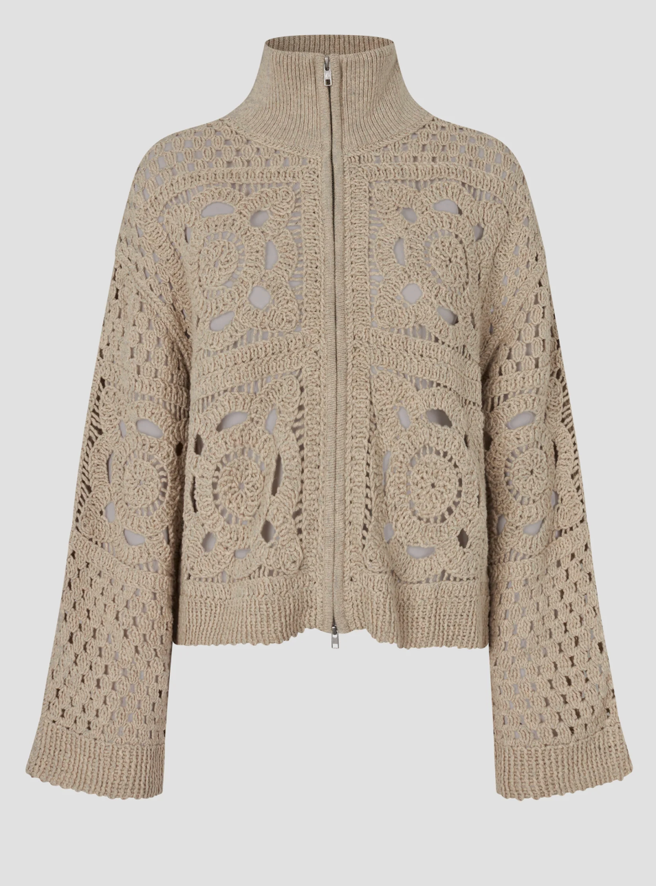 Crosette Knit Cardigan