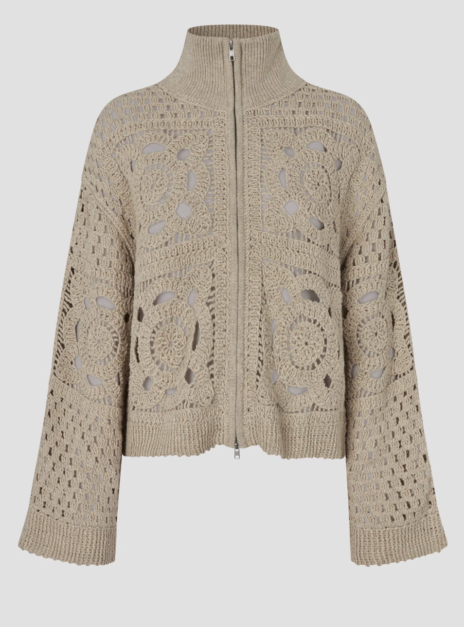Crosette Knit Cardigan