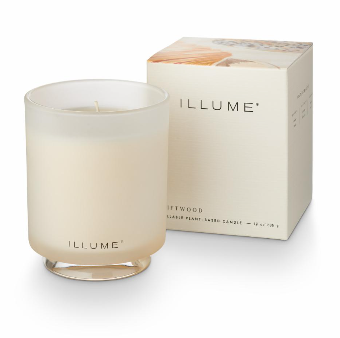 Box Glass Candle - Driftwood