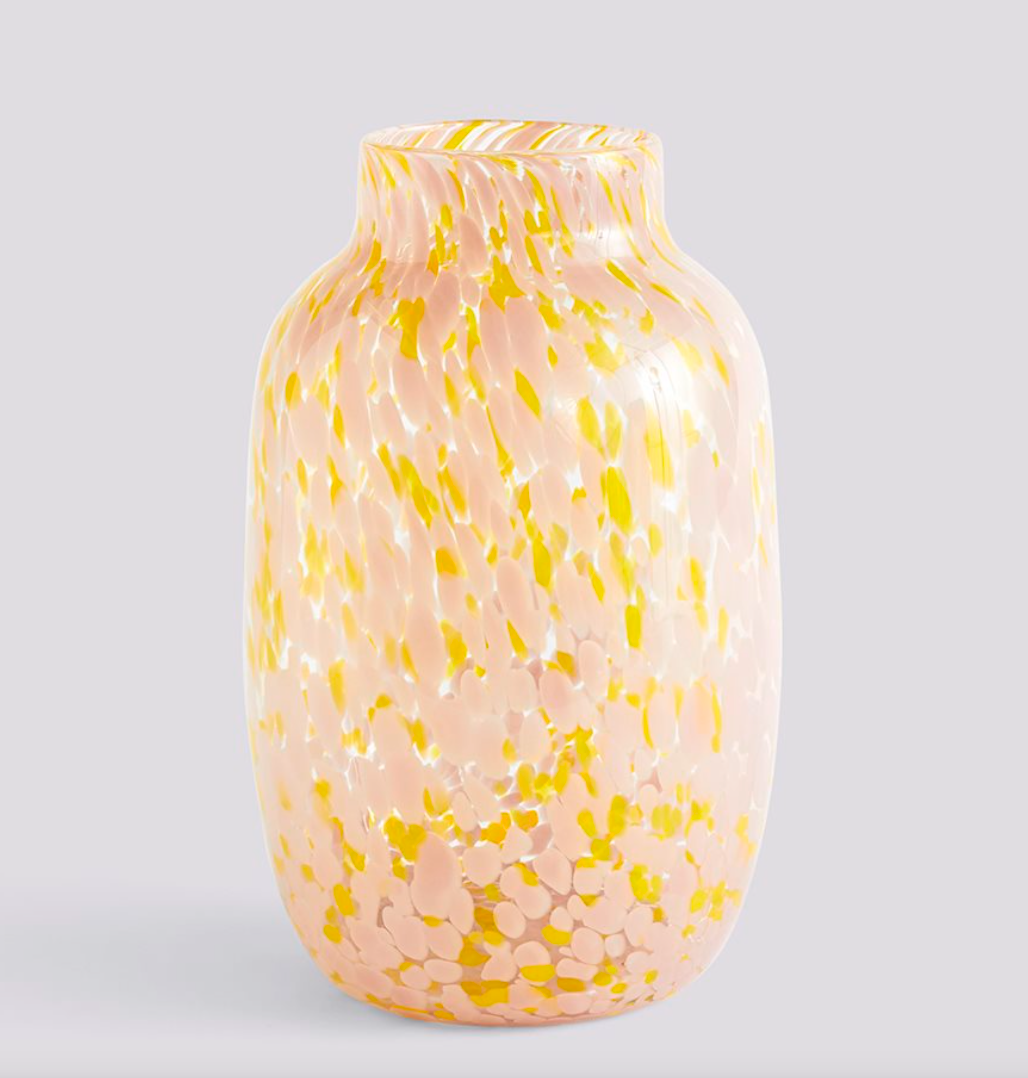 Splash Vase L - Pink/Yellow
