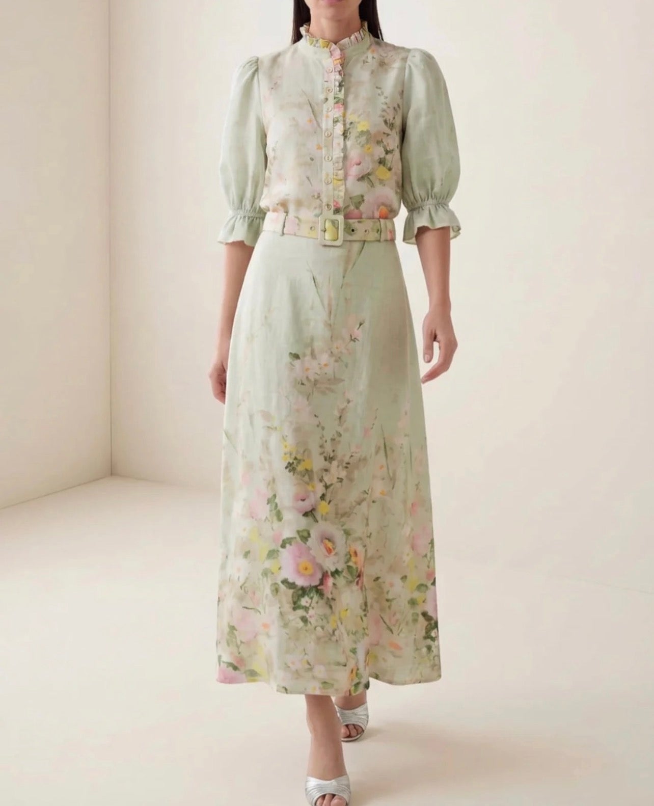 Linen Maxi Skirt