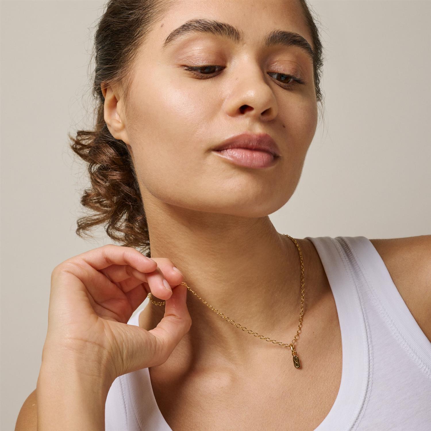 necklace simple charm