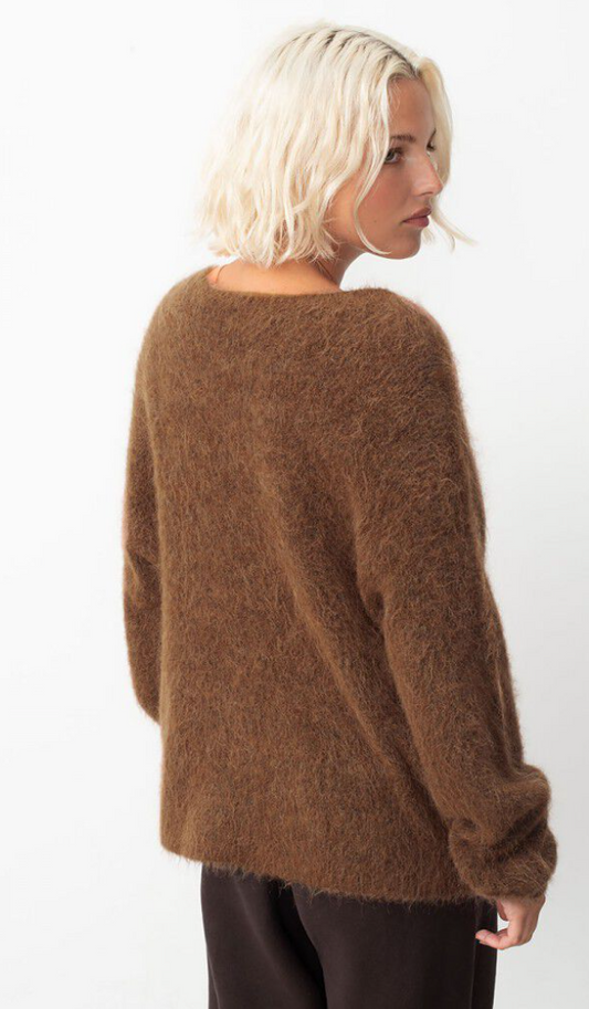 Nuny sweater - brown melange