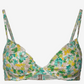 Balconette wavy bikini top