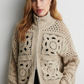 Crosette Knit Cardigan