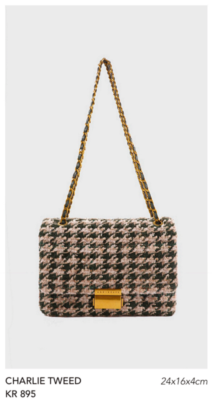 Charlie tweed veske
