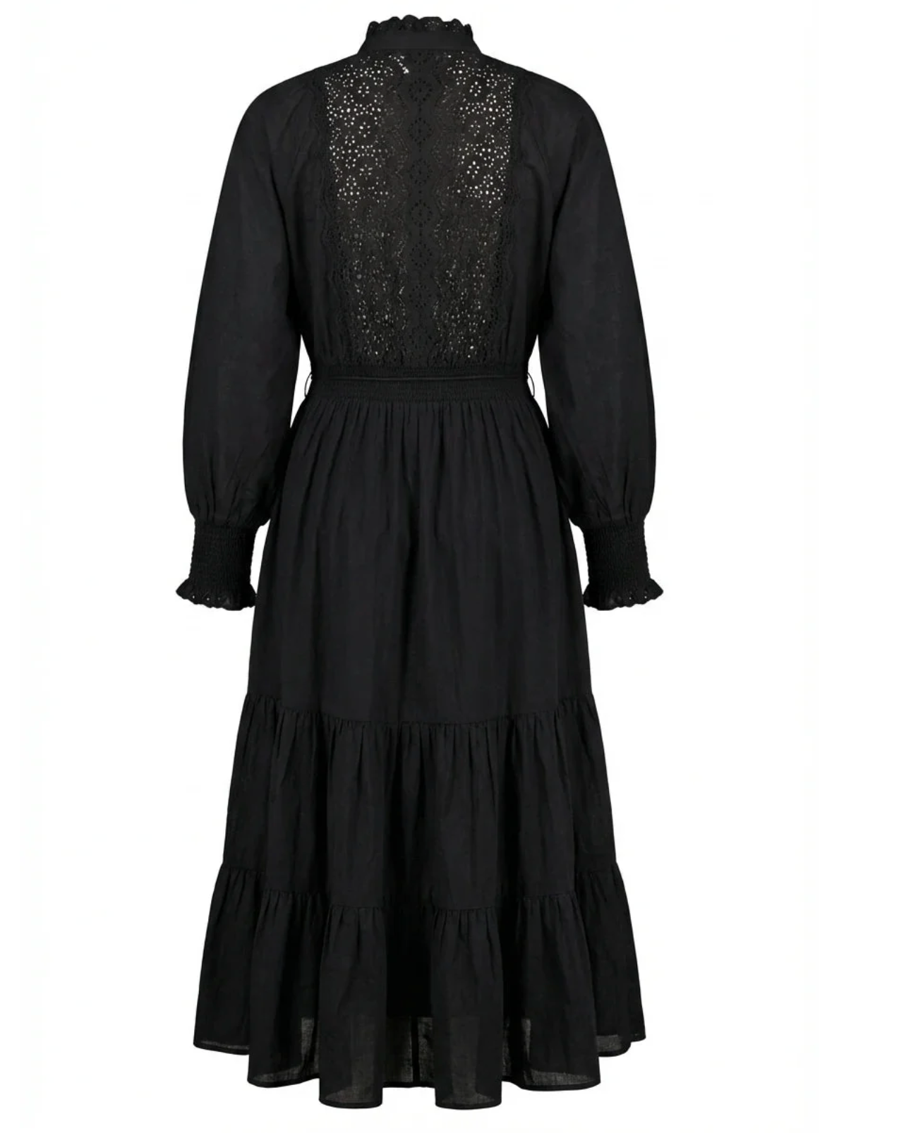 Cotton Slub Midi Dress