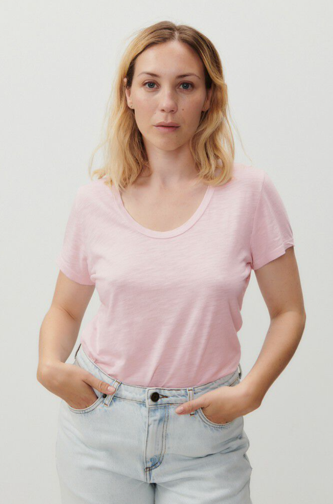 Jacksonville t-shirt round neck - pink