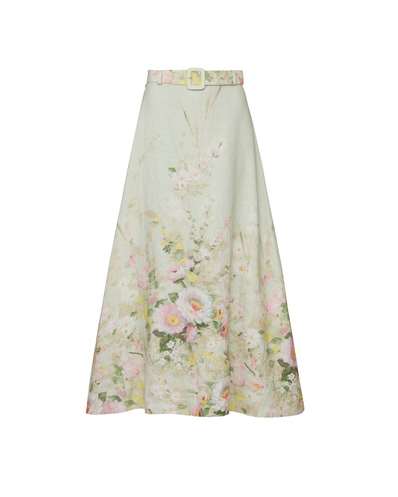Linen Maxi Skirt
