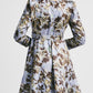 Tailored satin Belt Dress