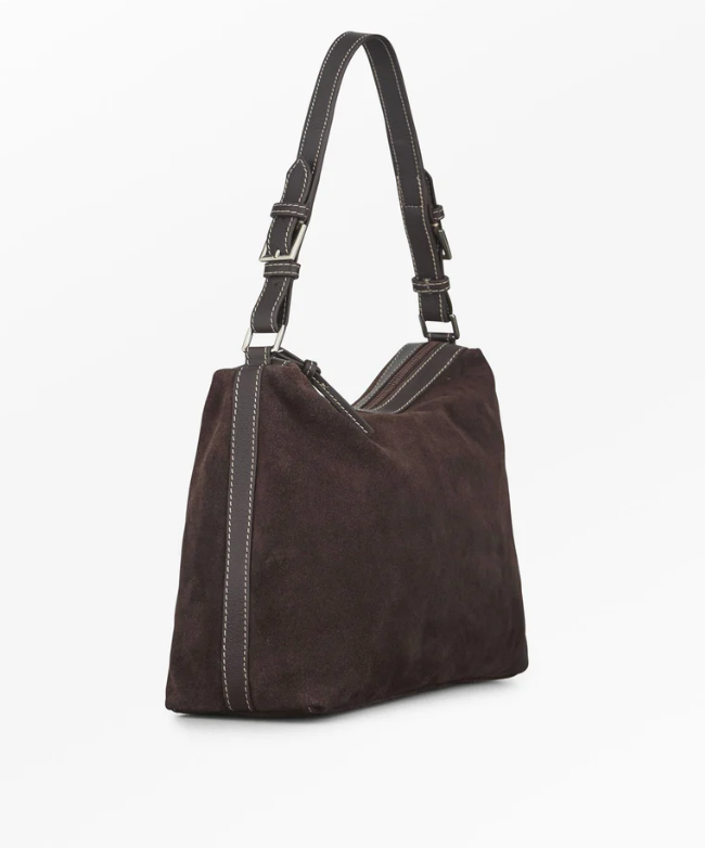Suede Ginni Medi Bag