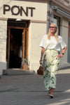 Taffeta Maxi Skirt