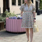 Cotton Slub Shift Dress