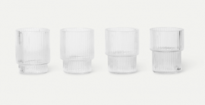 Ripple small Glass - 4pk