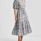 Cotton Slub Midi Dress