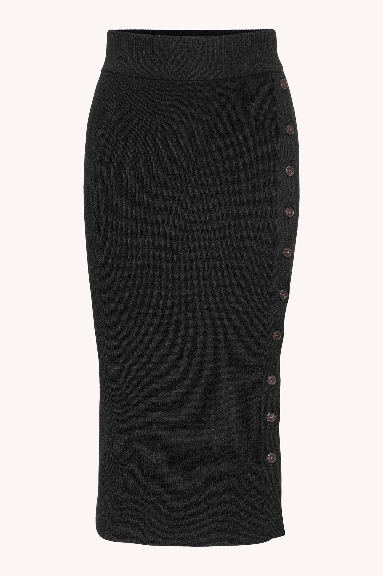 Sienna merino skirt - black