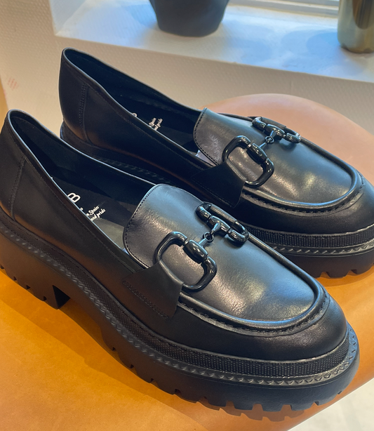 Savage loafers sko - black