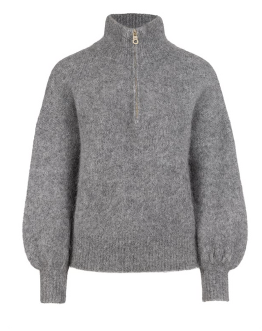 Li chunky sweater - grey melange