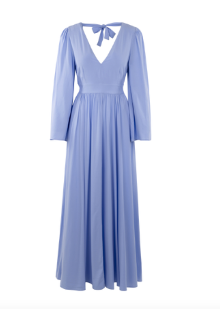Milena Maxi Dress - Vista blue