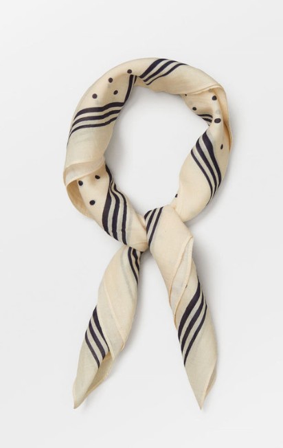 Devi Cotta scarf - Birch White