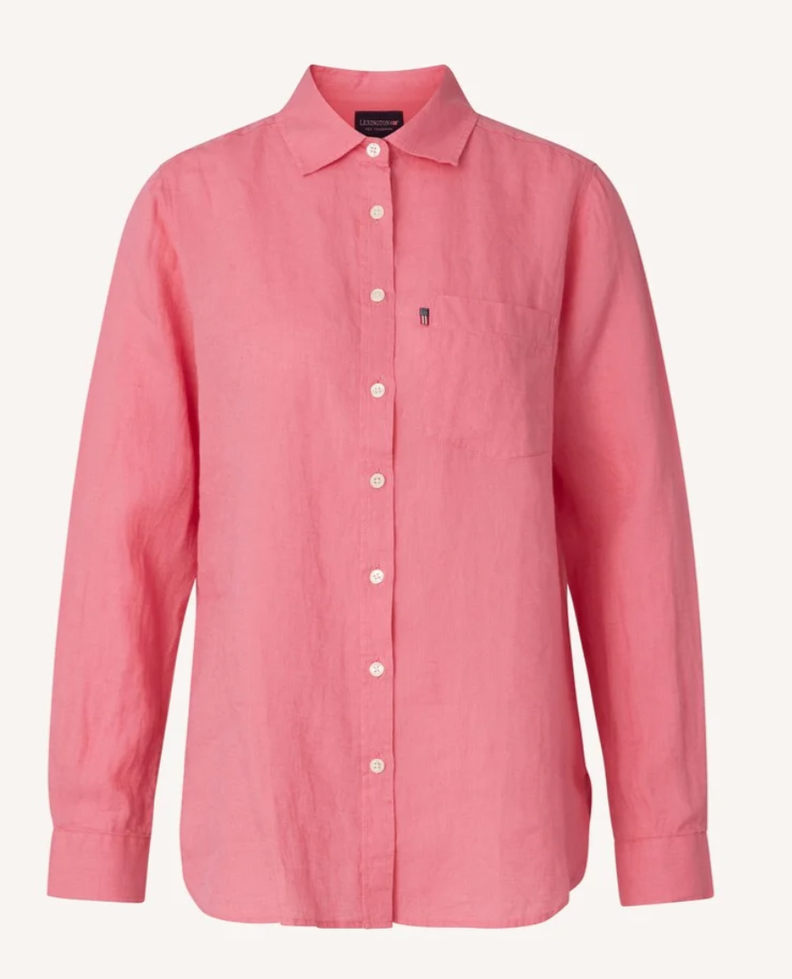Isa Linen shirt - Pink