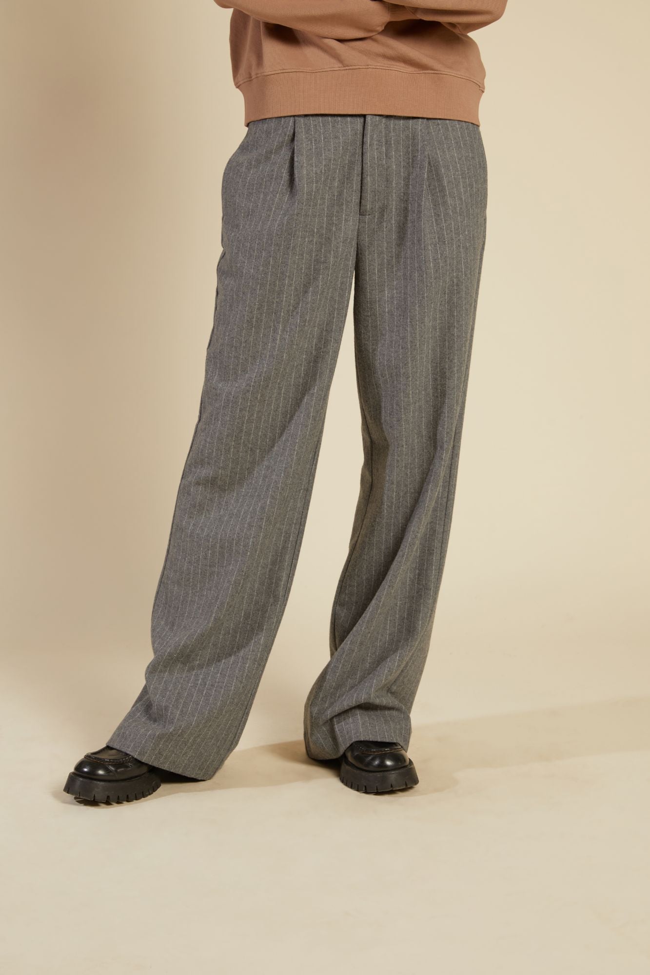 Moon stripe trousers