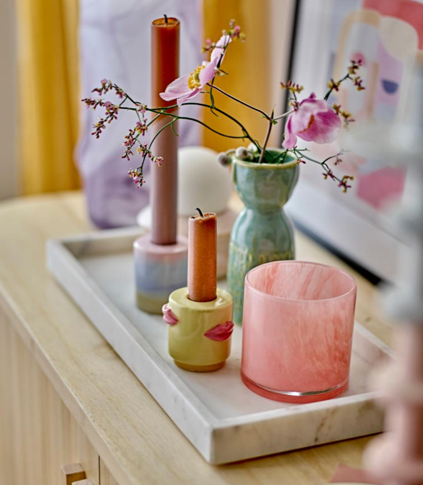 Sakkara candle holder - pink